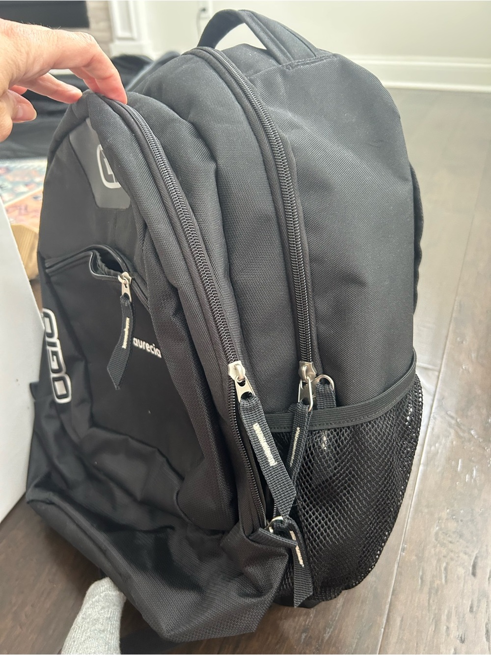 OGIO Black Laptop Backpack with Faurecia Logo - Picture 3 of 5